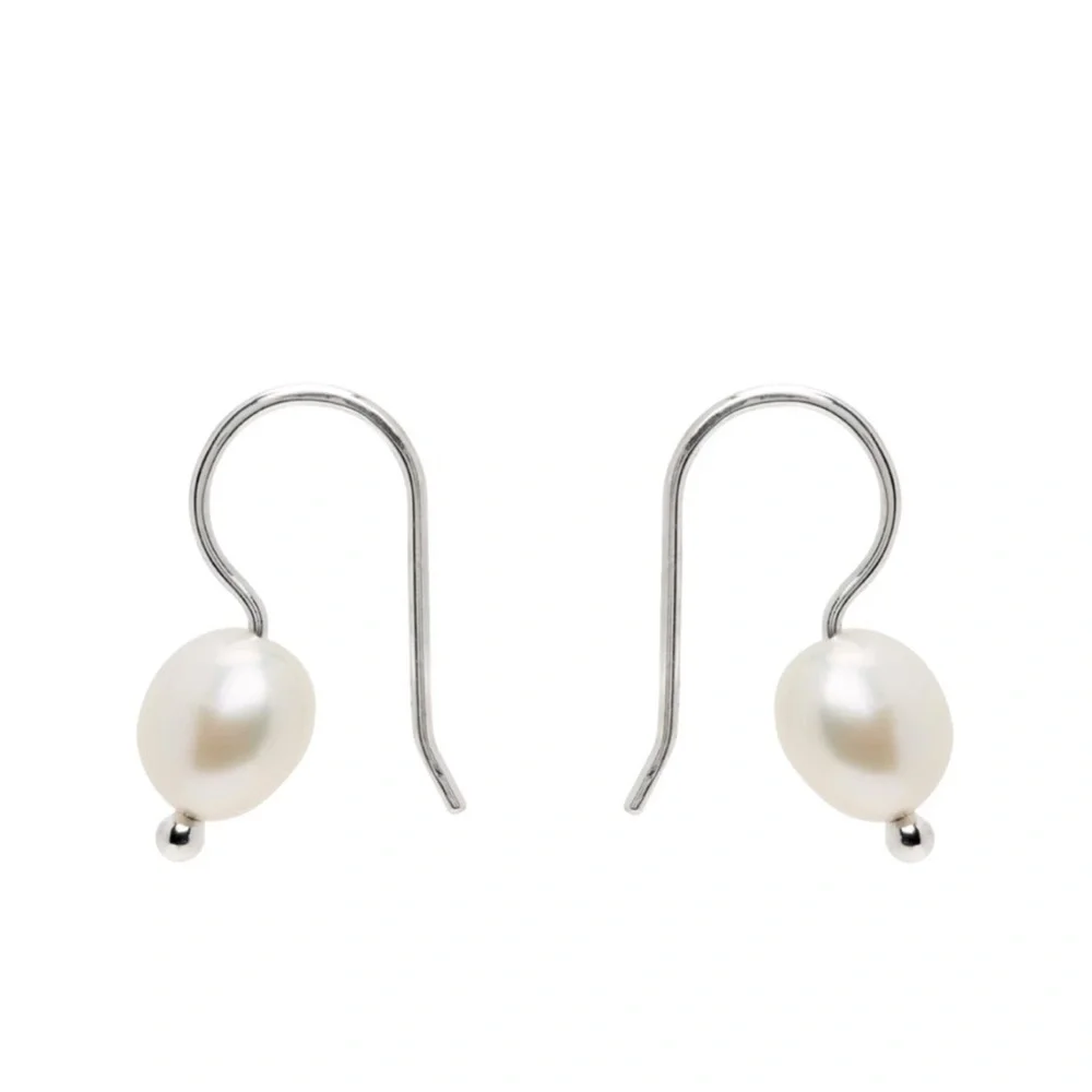 Sophie Buhai Mermaid South Sea Pearl Earrings 🪸 White - Picture 5 of 9